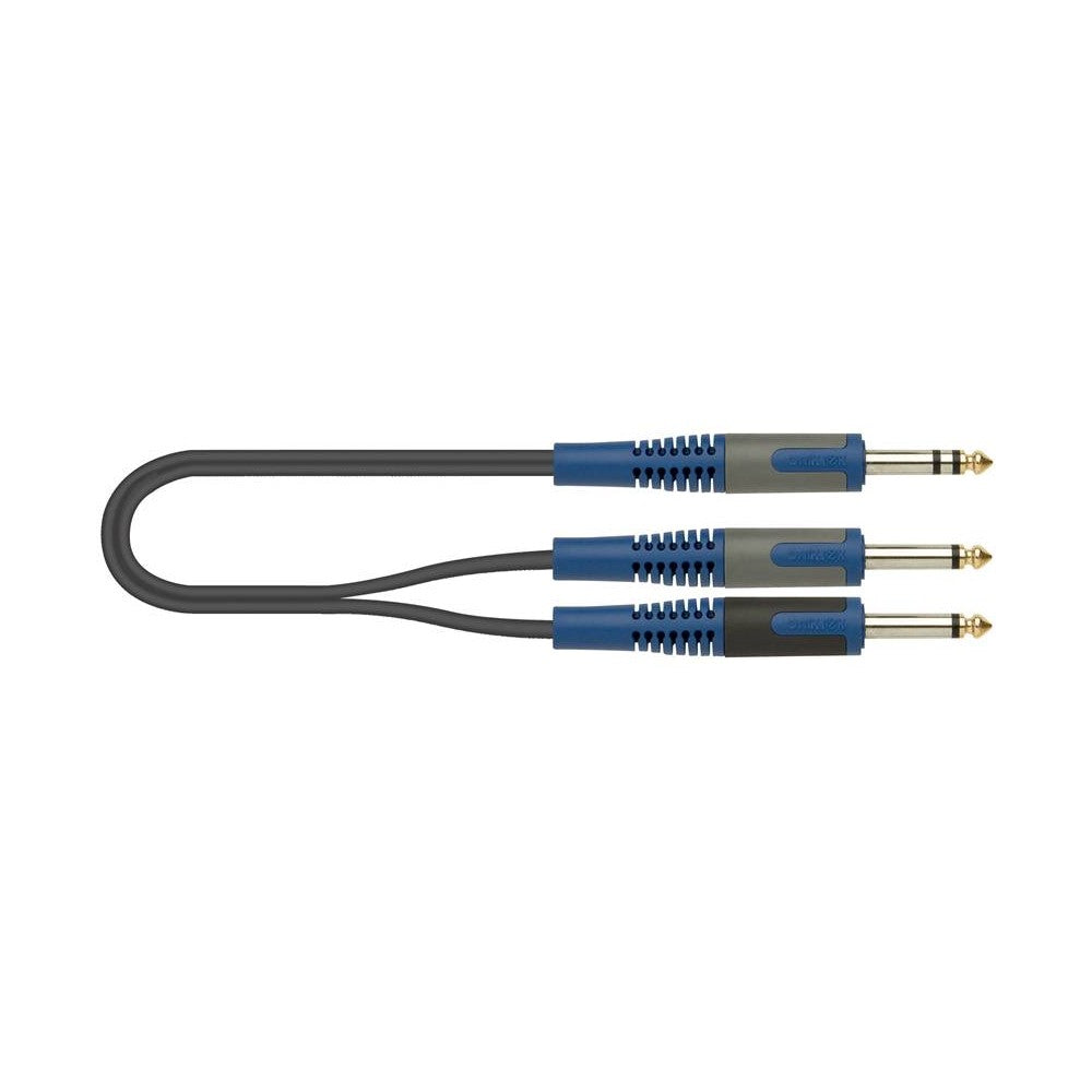 QUIK LOK - RKSA/100-1 Cavo adattatore da jack stereo a 2 jack mono
