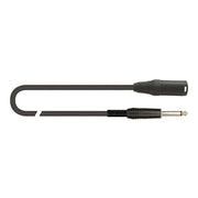QUIK LOK - MCR/613K-1 BK Cavo adattatore da XLR M a jack da 1 m