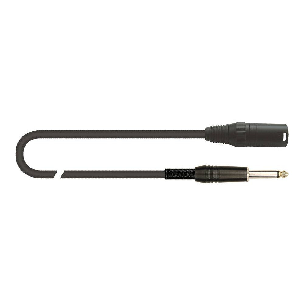 QUIK LOK - MCR/613K-1 BK Cavo adattatore da XLR M a jack da 1 m