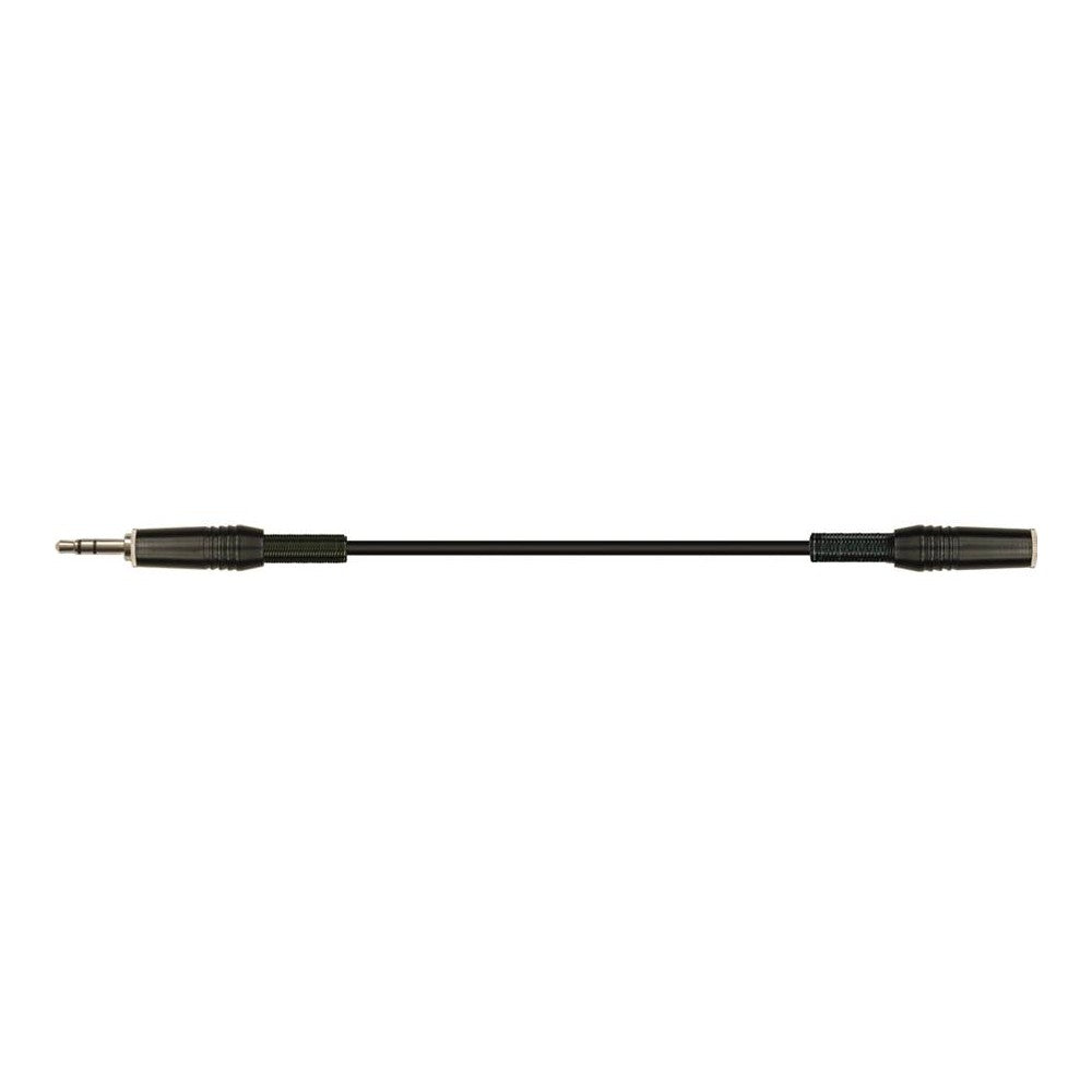 QUIK LOK - STR/615K-3 BK Cavo adattatore stereo da min jack M a mini jack F da 3 m