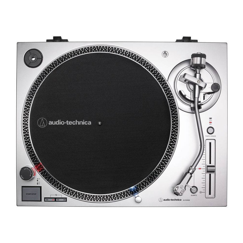 AUDIO TECHNICA AT-LP120X SILVER Giradischi manuale a trazione diretta