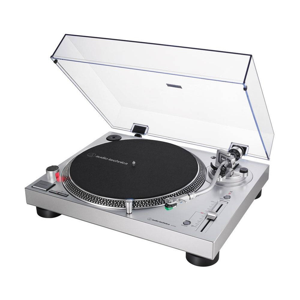 AUDIO TECHNICA AT-LP120X SILVER Tocadiscos manual con tracción directa