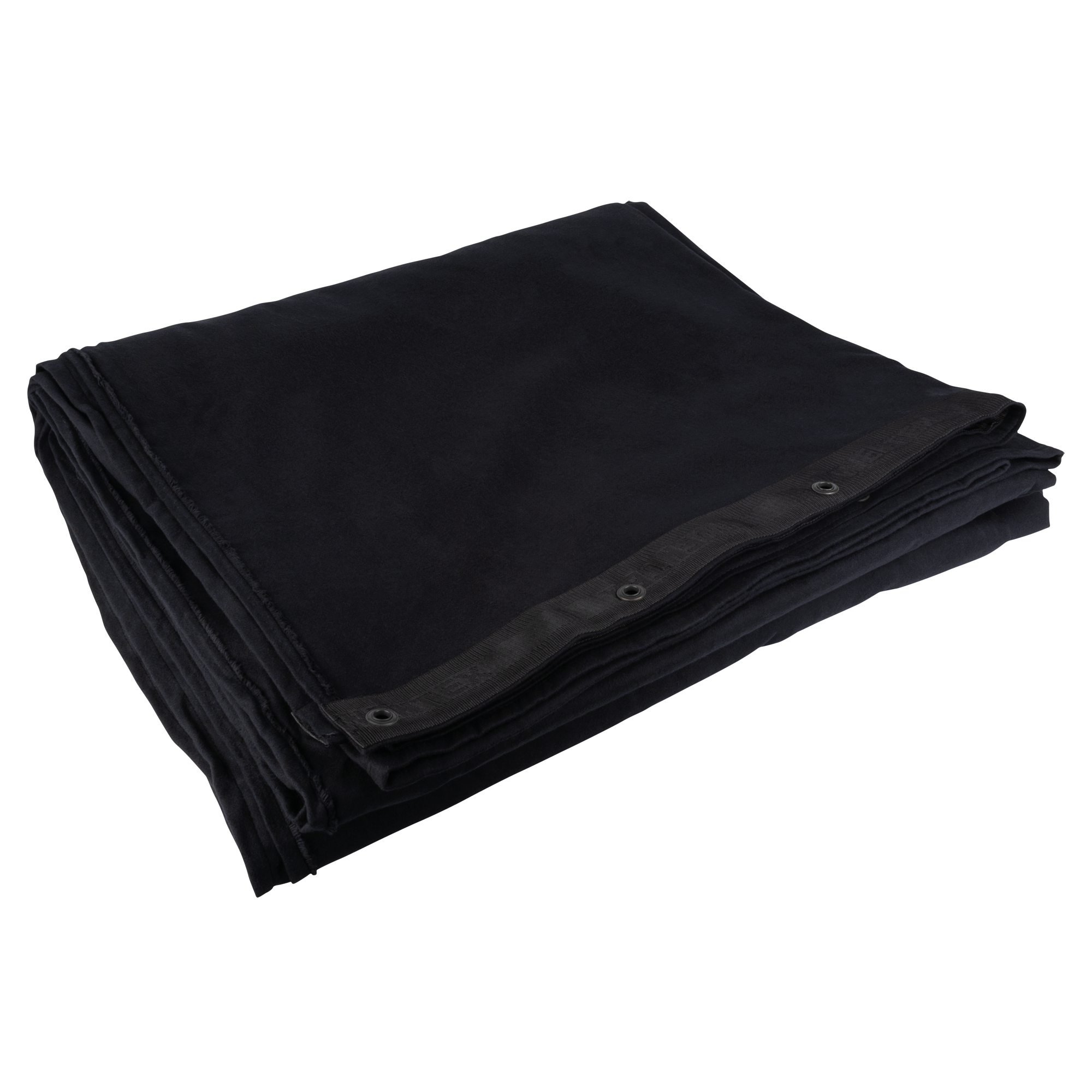 WENTEX Backdrop Stagemolton 320 g/m² 3m, 3m Nero - 300 x 300 cm (L x A) - non plissettato