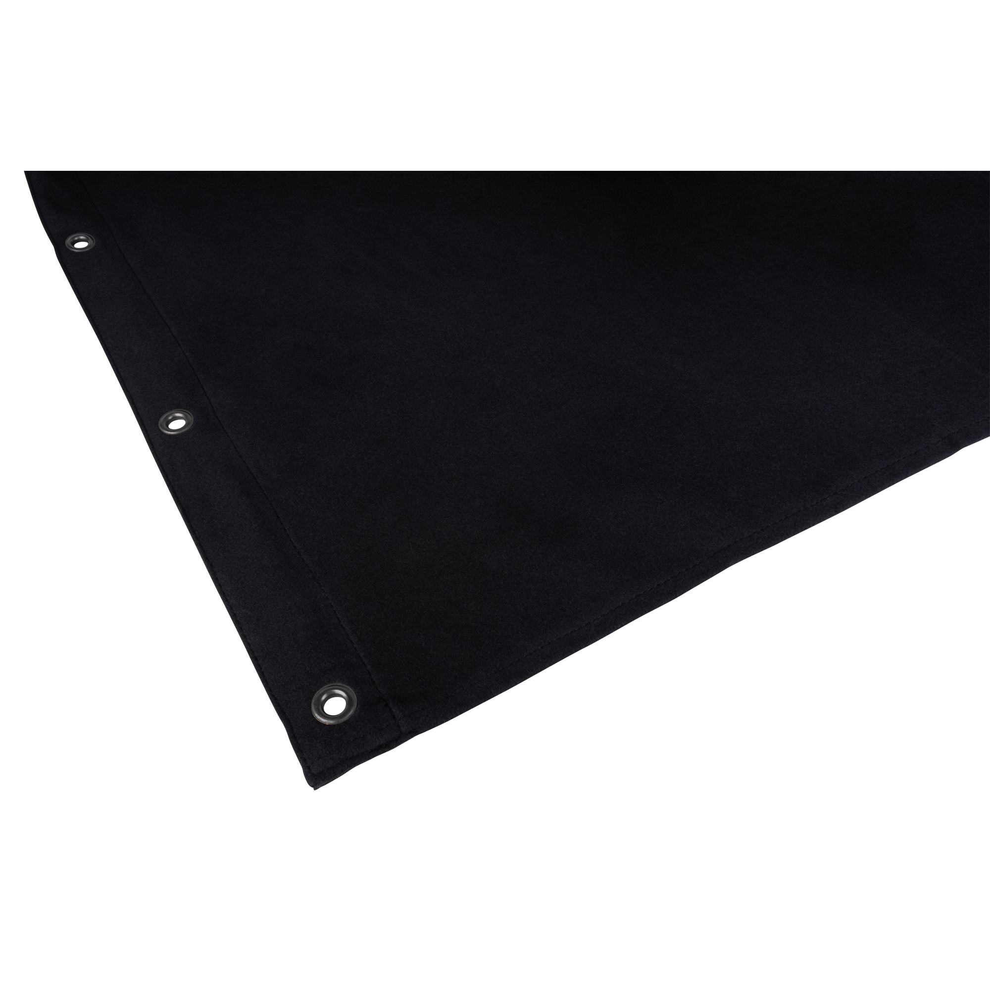 WENTEX Backdrop Stagemolton 320 g/m² 4m, 3m Nero - 300 x 400 cm (L x A) - non plissettato