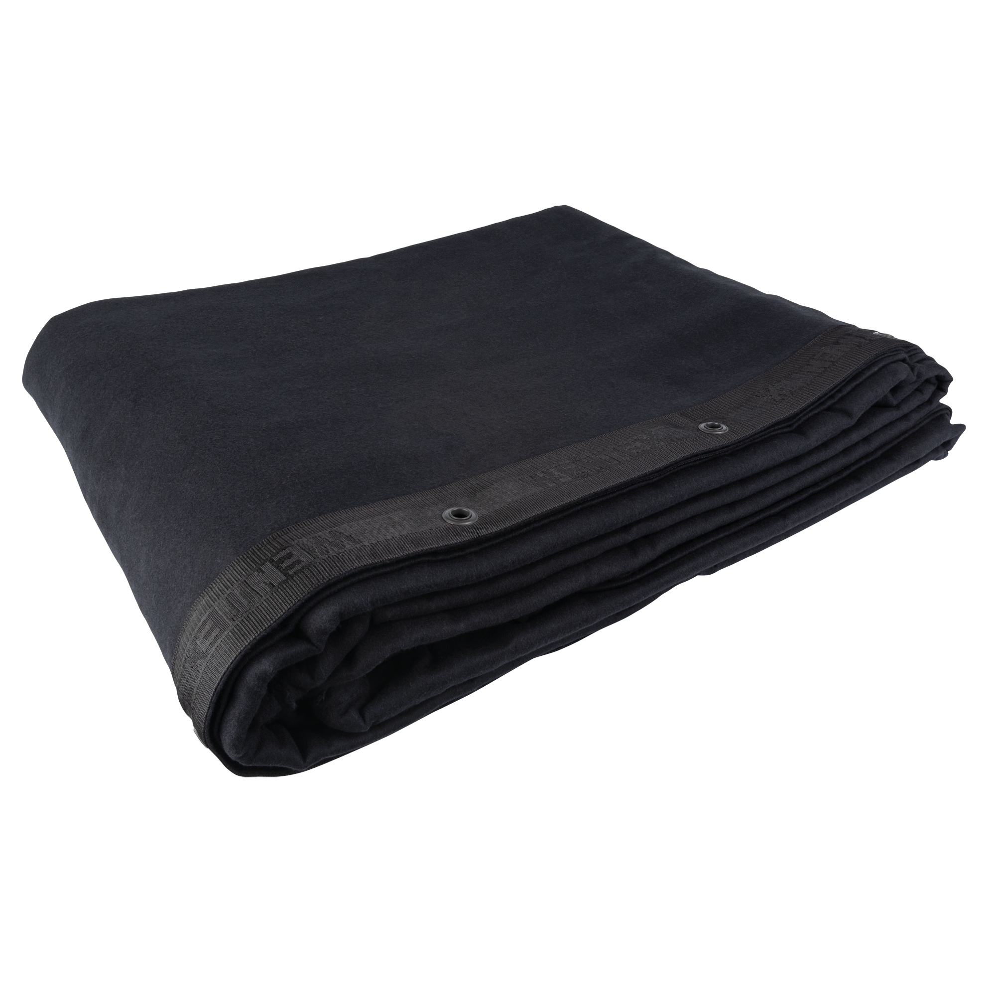 WENTEX Backdrop Stagemolton 320 g/m² 4m, 6m Nero - 600 x 400 cm (L x A) - non plissettato