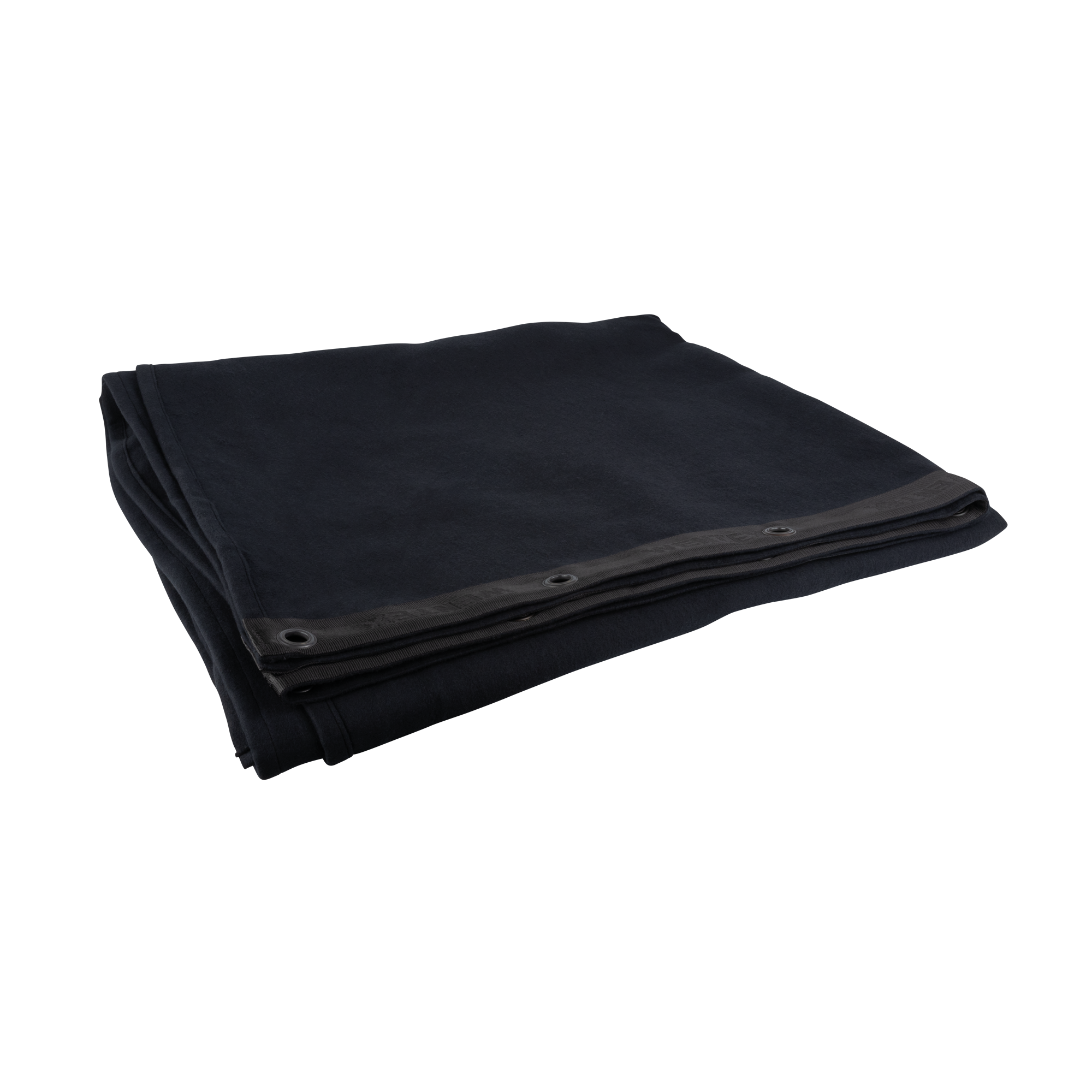 WENTEX Sound-absorbing Backdrop 500 g/m² 3m Nero - 300 x 300 cm (L x A) - non plissettato