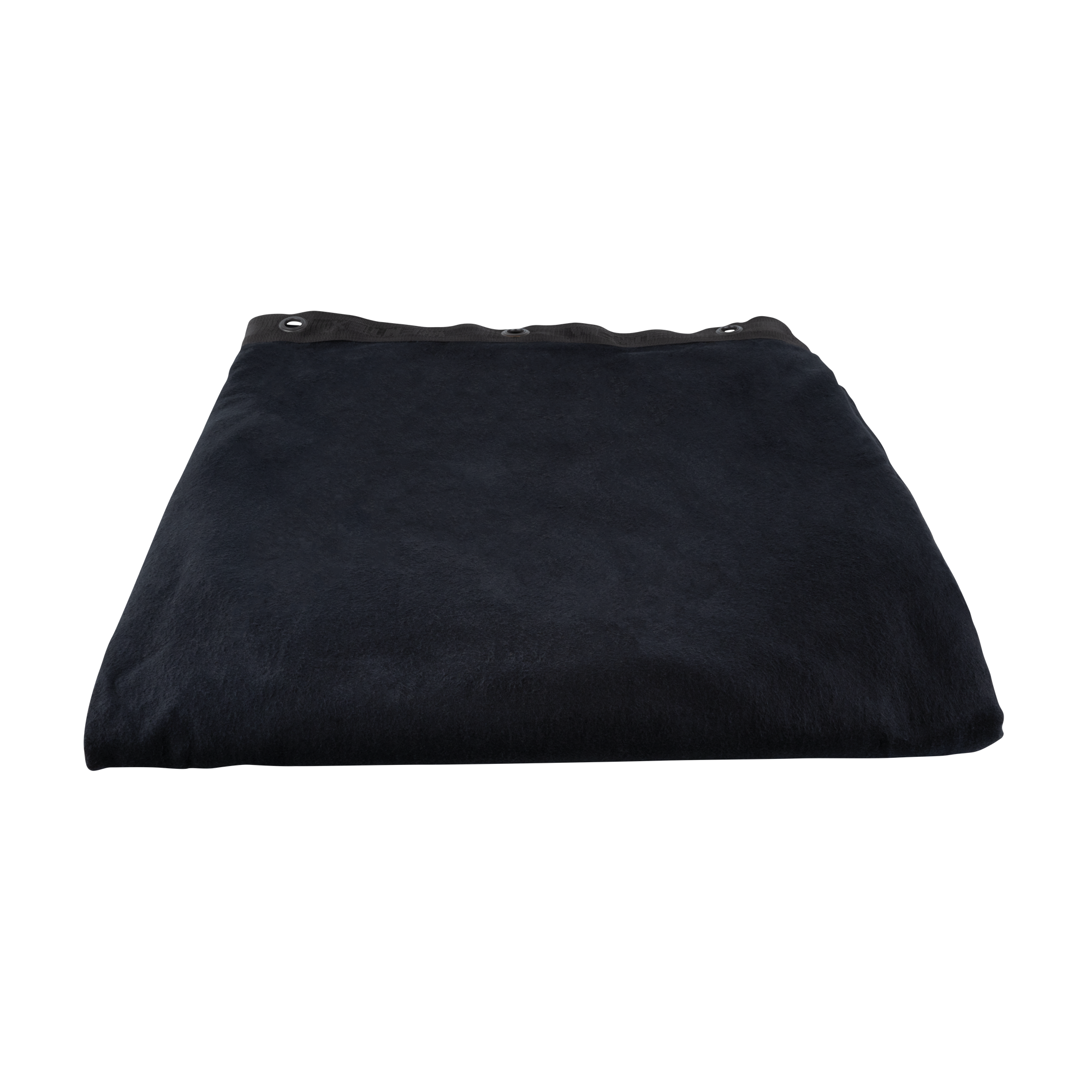 WENTEX Sound-absorbing Backdrop 500 g/m² 4m Nero - 300 x 400 cm (L x A) - non plissettato