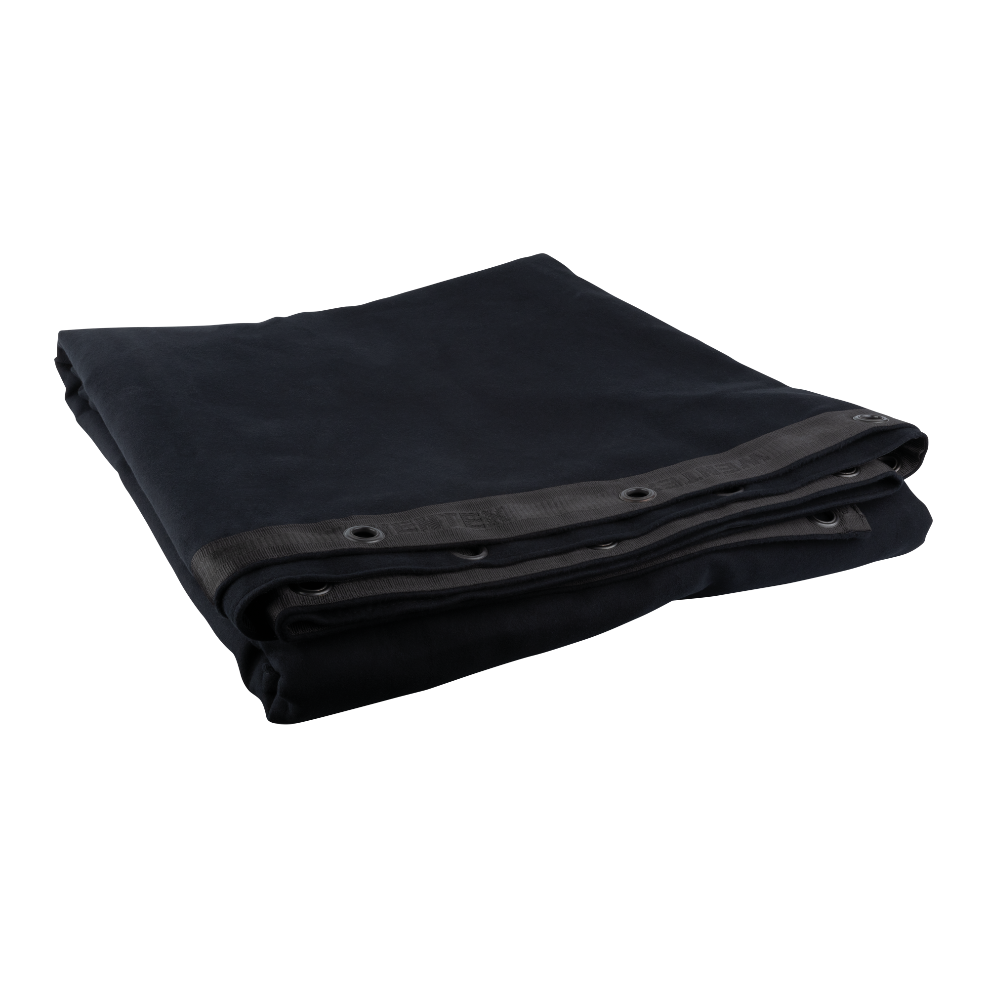 WENTEX Sound-absorbing Backdrop 500 g/m² 5m Nero - 300 x 500 cm (L x A) - non plissettato