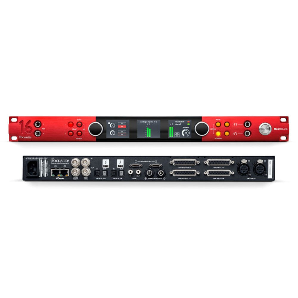 FOCUSRITE PRO RED 16LINE 64 In/64 Out Thunderbolt 3