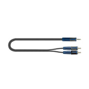QUIK LOK RKSA/150-1 Cavo adattatore da jack 3,5 stereo a 2 RCA da 1m