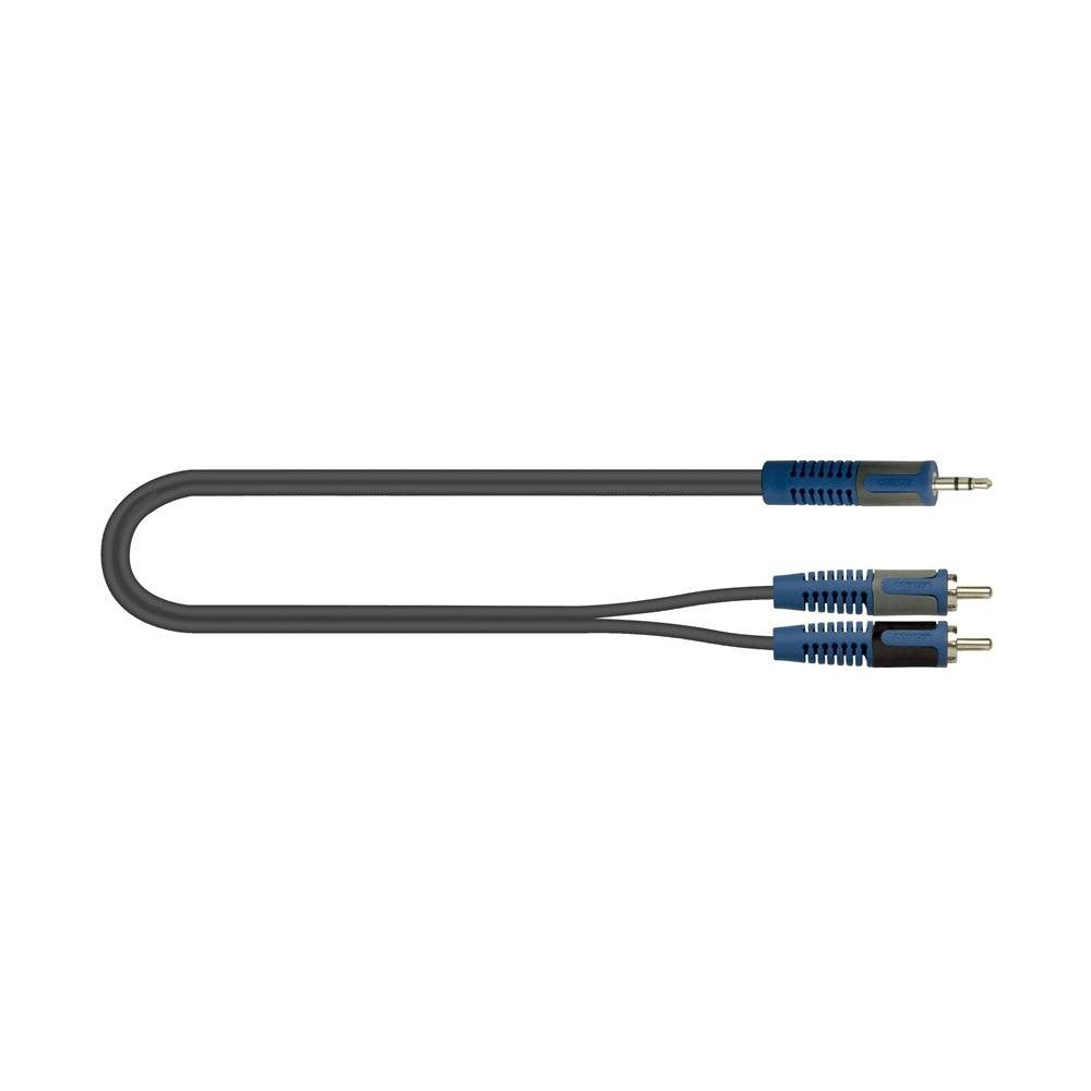 QUIK LOK RKSA/150-1 Cavo adattatore da jack 3,5 stereo a 2 RCA da 1m