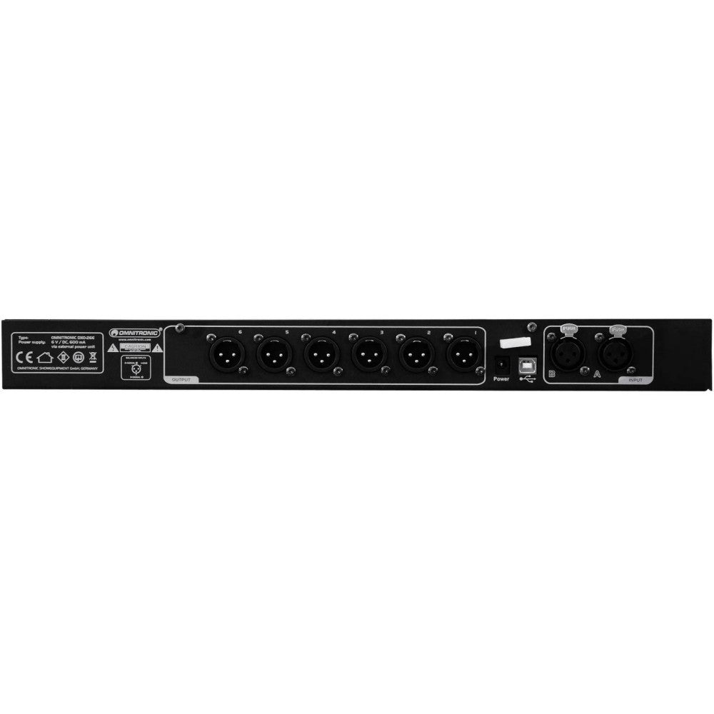 OMNITRONIC DXO-26E DIGITAL CONTROLLER Crossover attivo stereo digitale