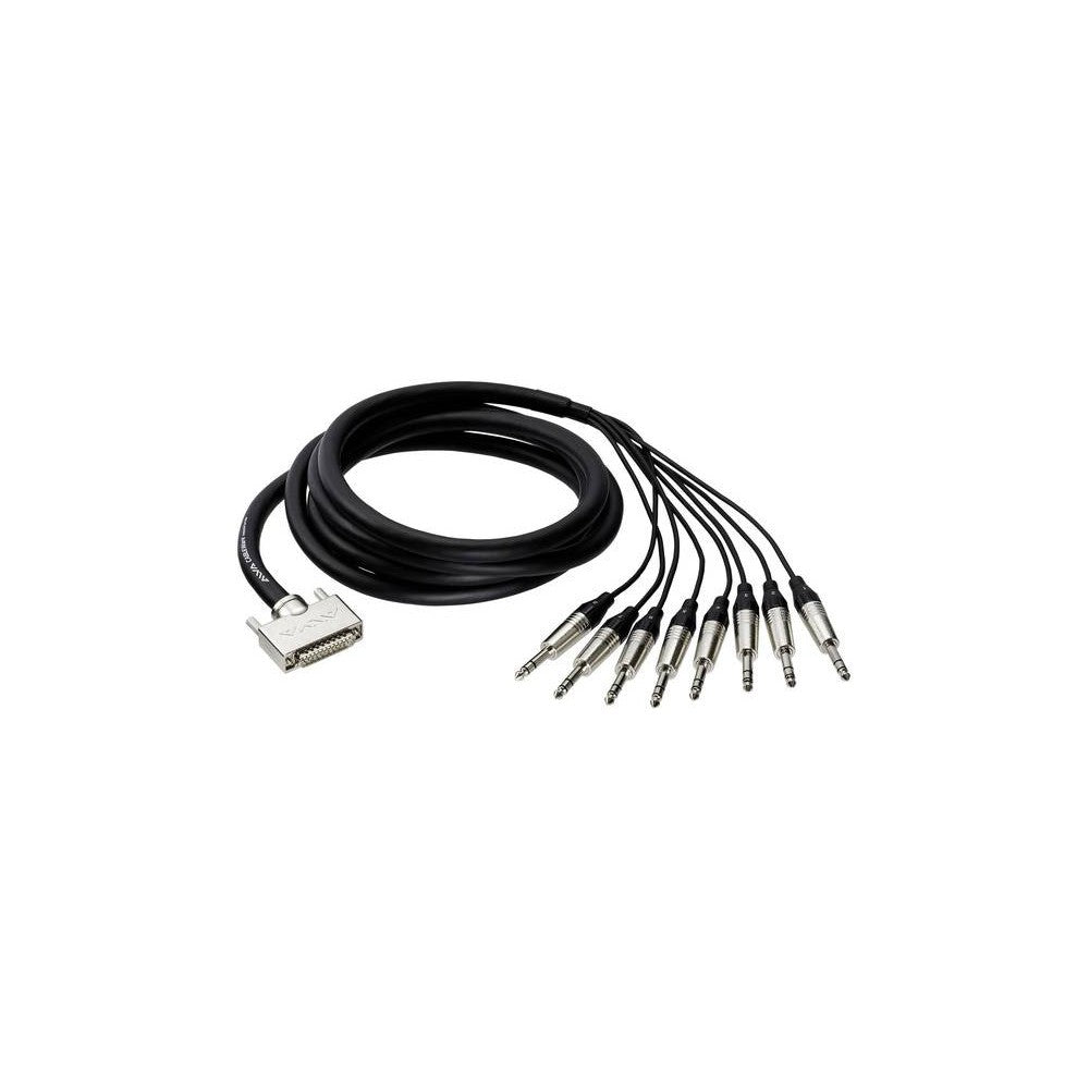 ALVA D-Sub 25 8 x TRS Stereo 2m Cavo Analogico Multi-core D-Sub 25 maschio 8 x TRS Stereo Plug 2m