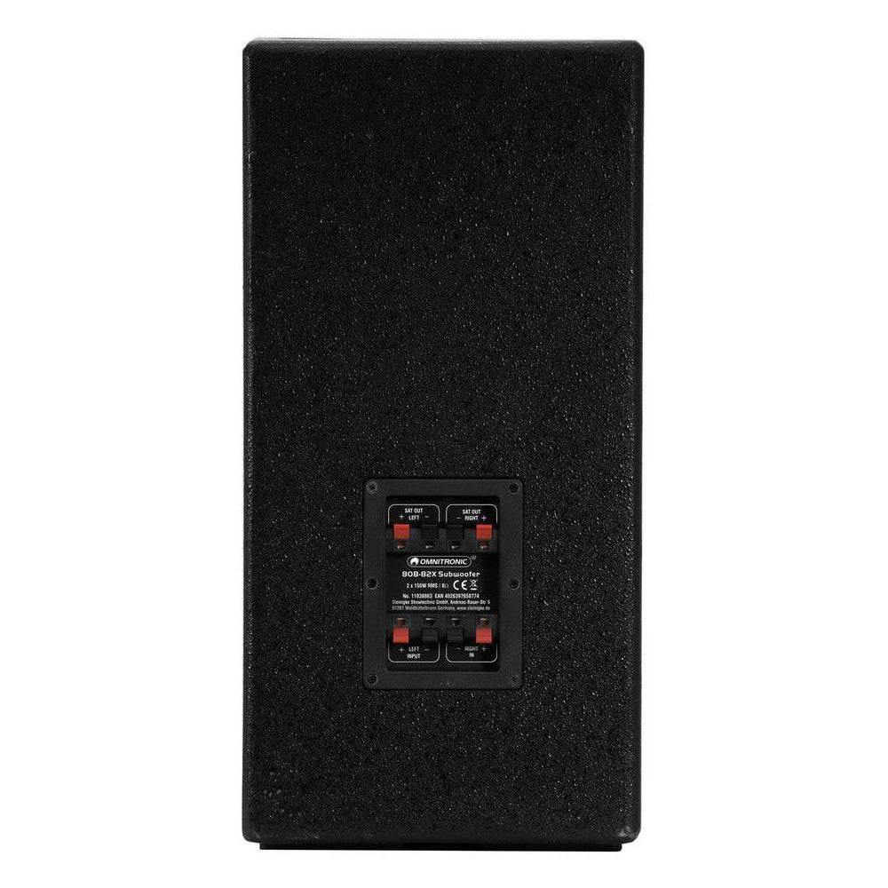 OMNITRONIC BOB-82X BLACK Subwoofer pasivo de 8"