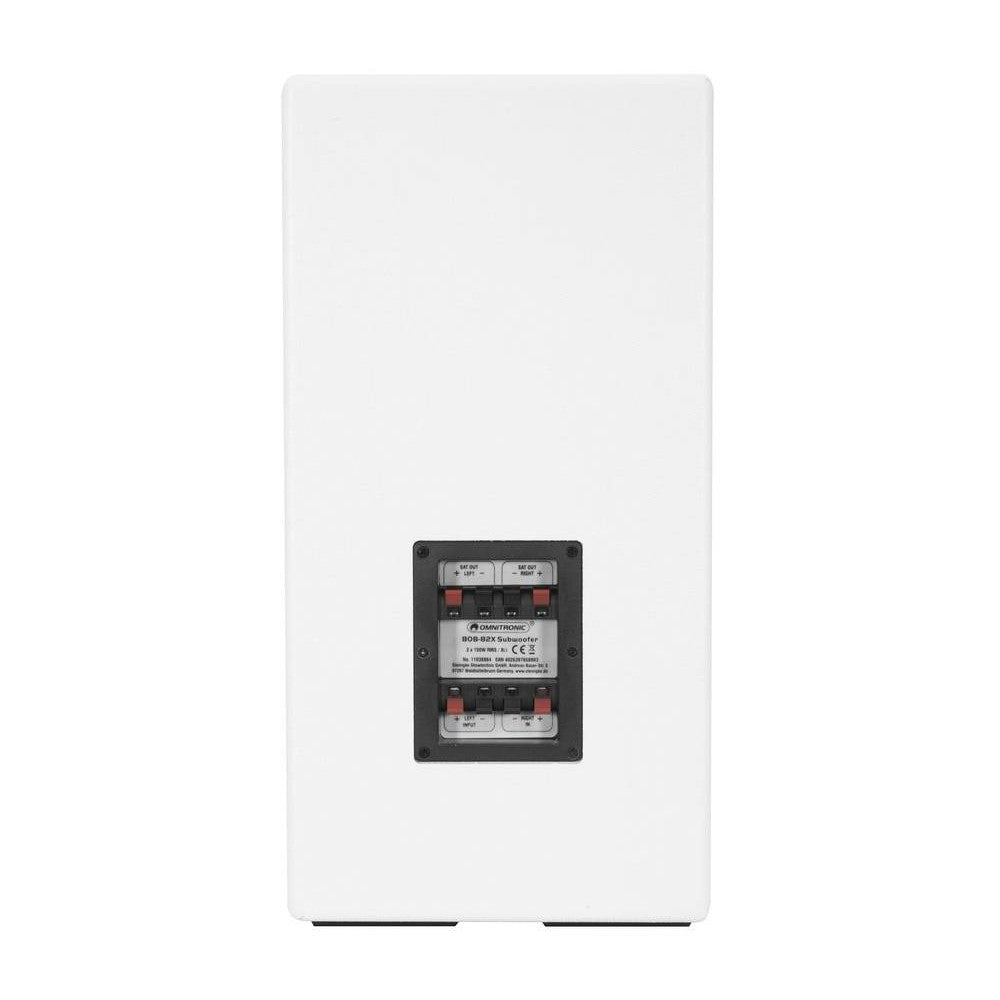 OMNITRONIC BOB-82X WHITE Subwoofer pasivo de 8"