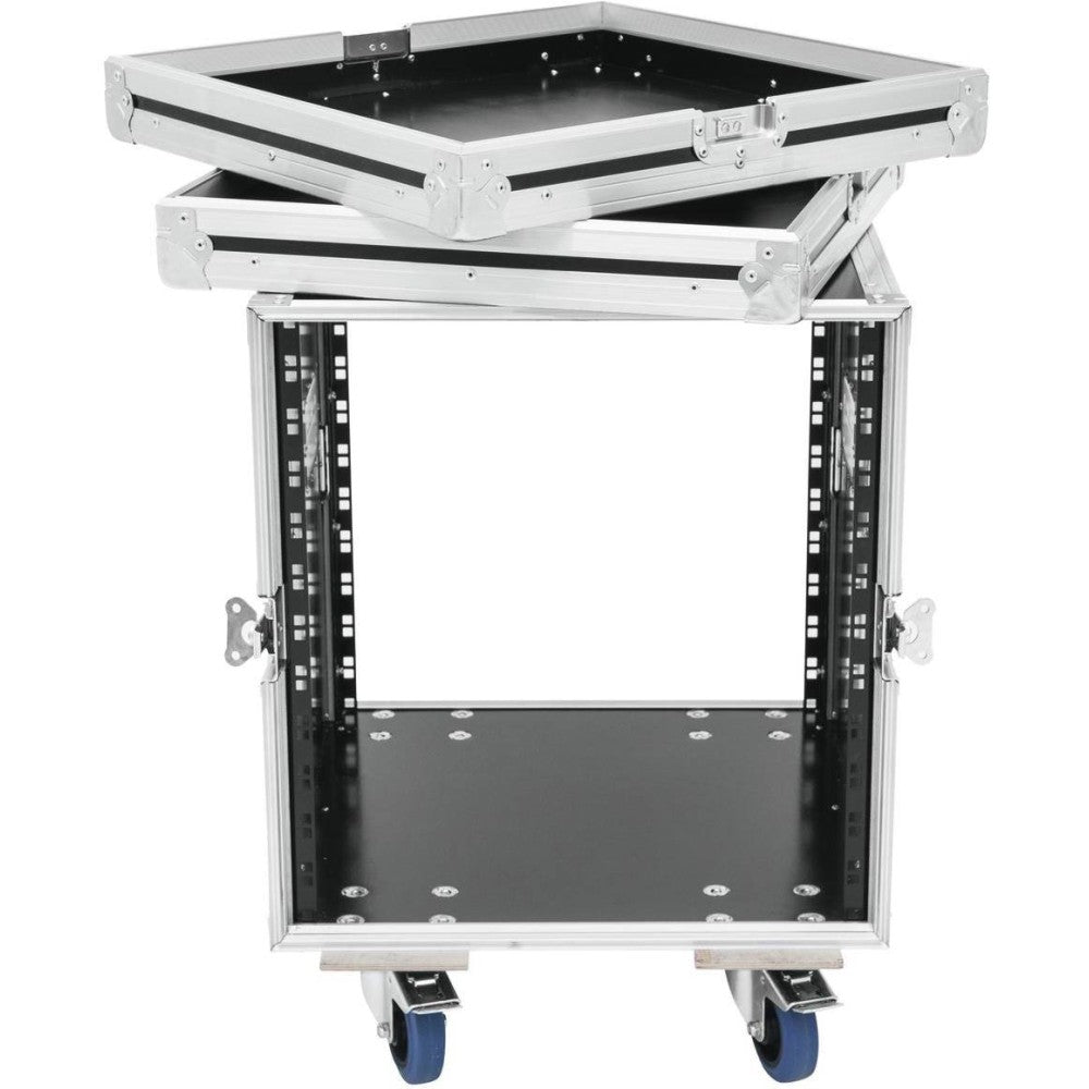 ROADINGER RACK PROFI KM 12U Flightcase PRO per unità da 483 mm