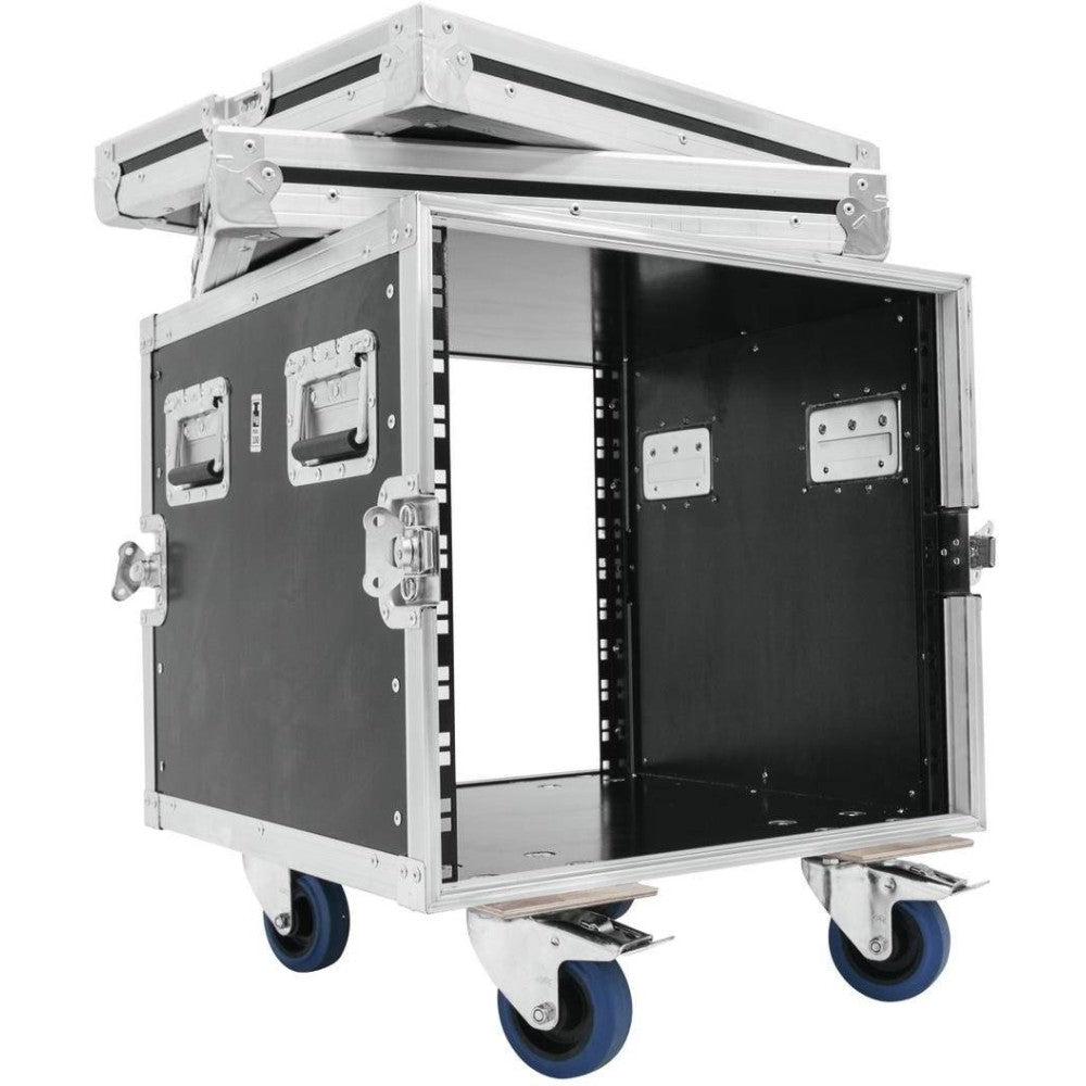 ROADINGER RACK PROFI KM 10U Flightcase PRO para unidades de 483 mm