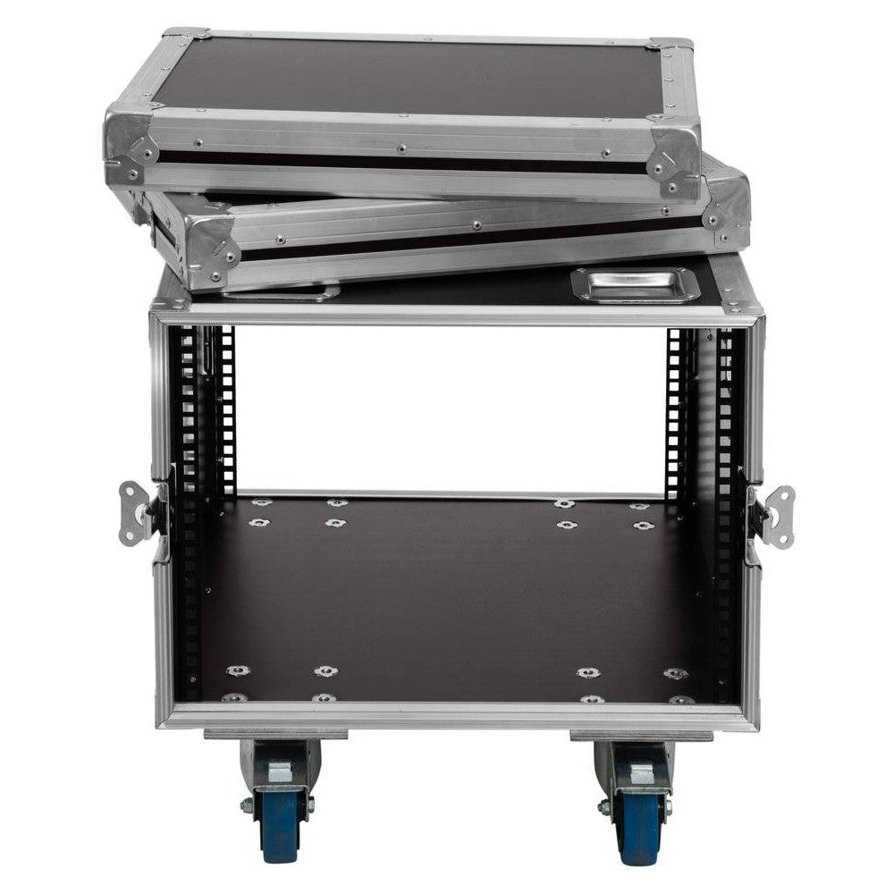 ROADINGER RACK PROFI KM 8U Flightcase PRO per unità da 483 mm