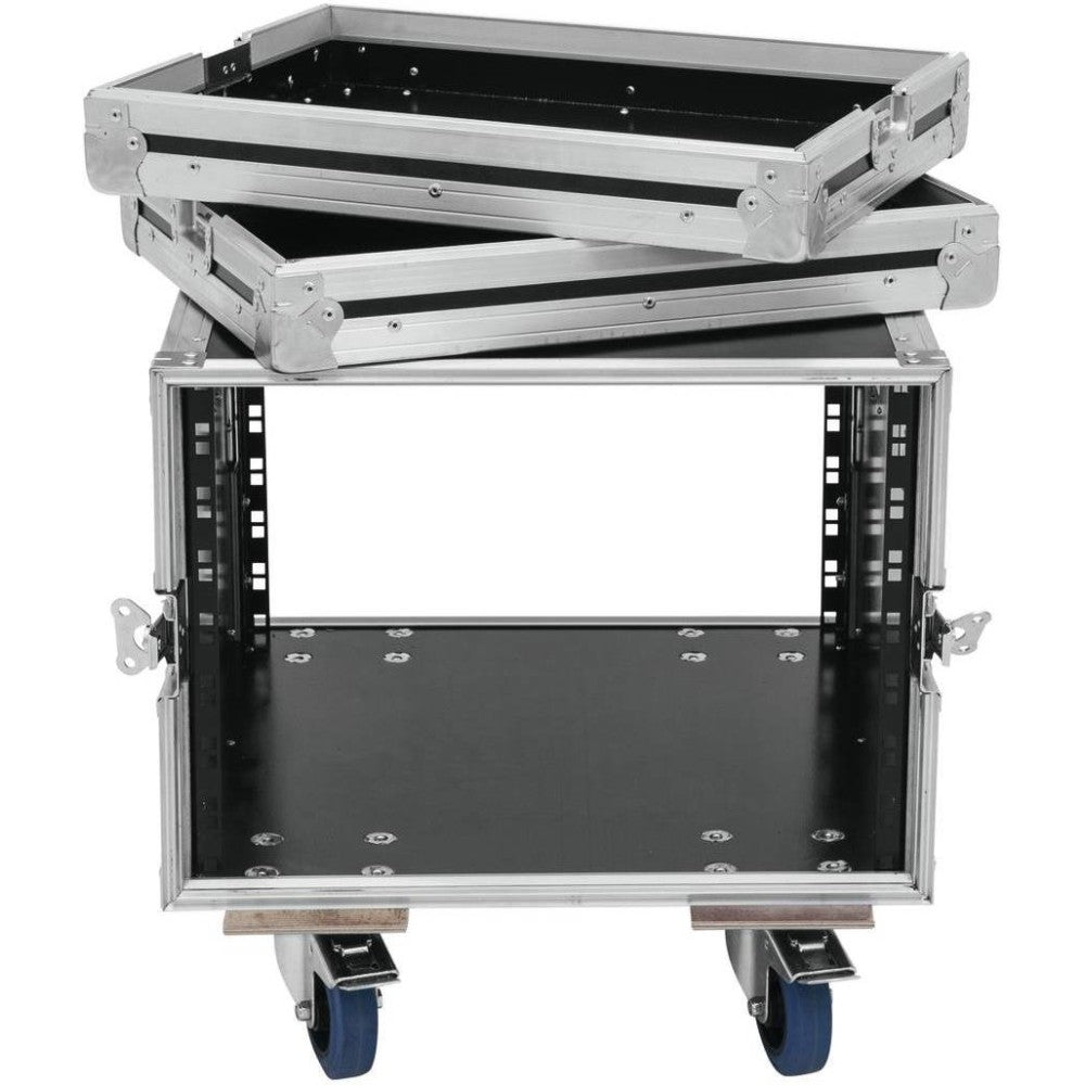 ROADINGER RACK PROFI KM 6U Flightcase PRO per unità da 483 mm