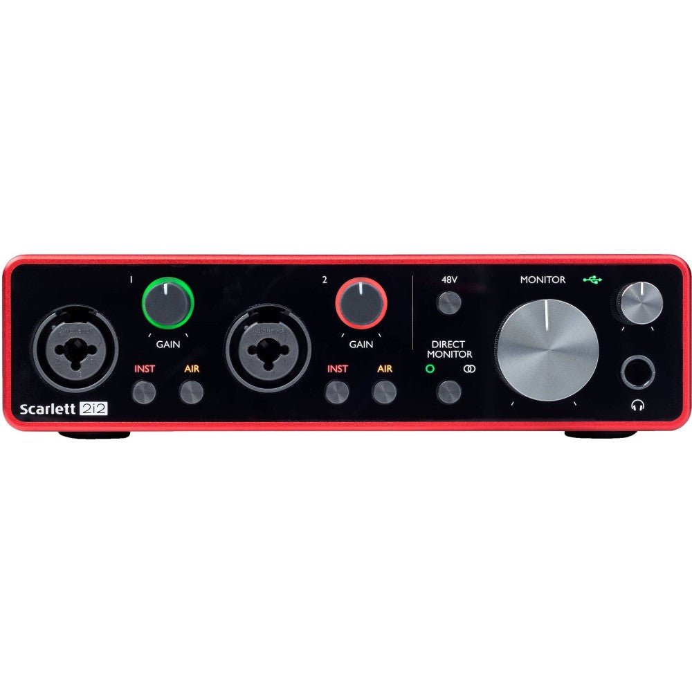 FOCUSRITE SCARLETT 2i2 STUDIO 3RD GEN 2-in, 2-out USB-C Audio Interface with Headphones and Microphone
