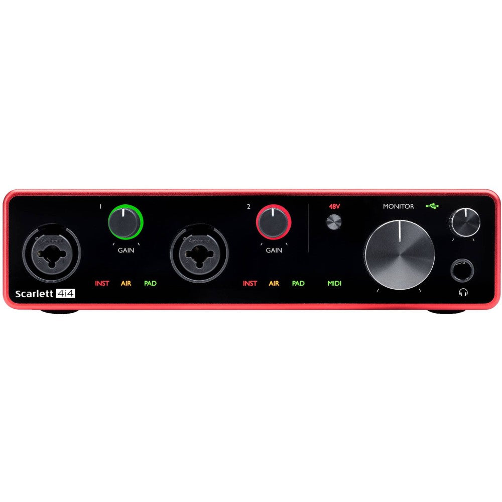 FOCUSRITE SCARLETT 4i4 3RD GEN Interfaccia audio USB C 4-in, 4-out