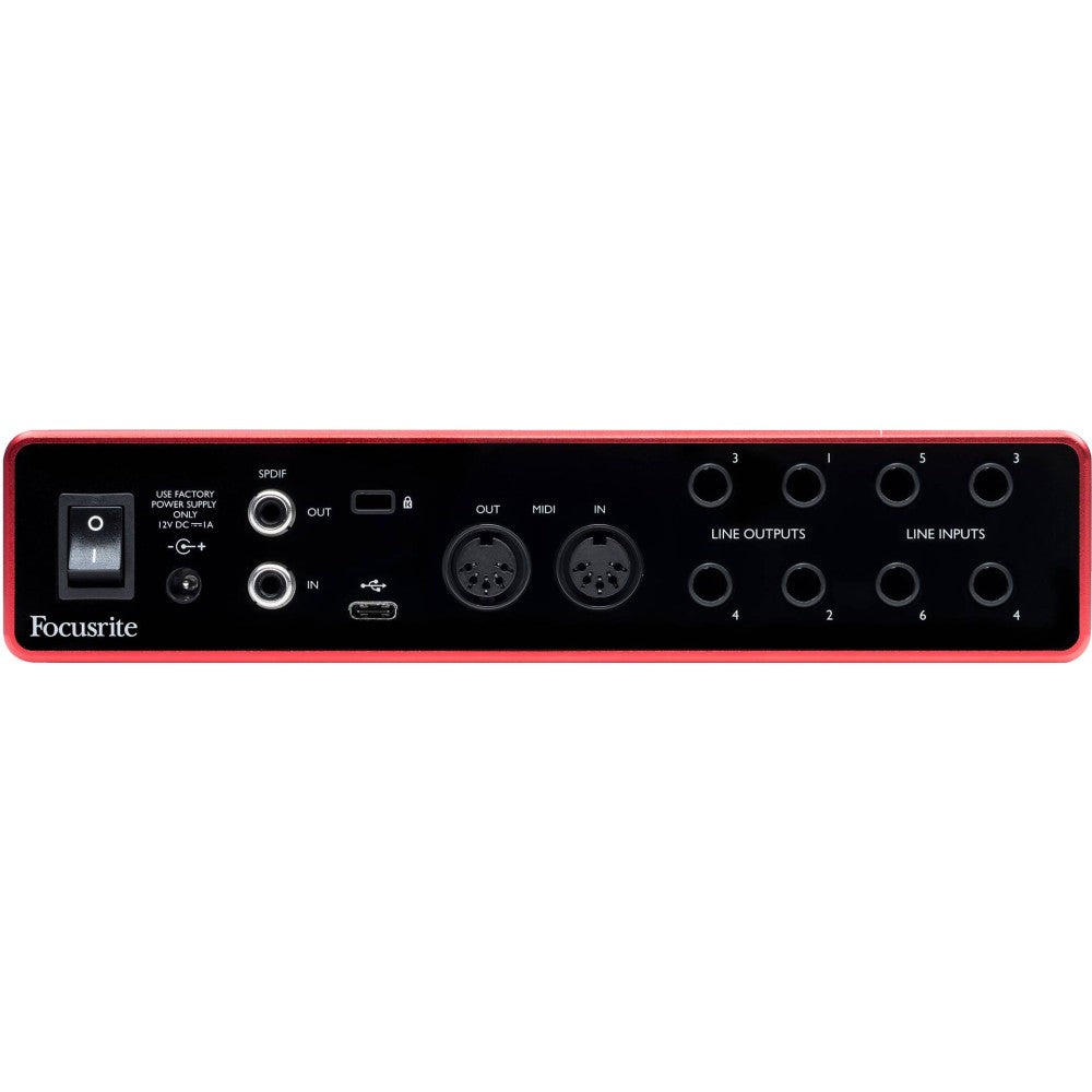 FOCUSRITE SCARLETT 8i6 3RD GEN Interfaccia audio USB C 8-in, 6-out
