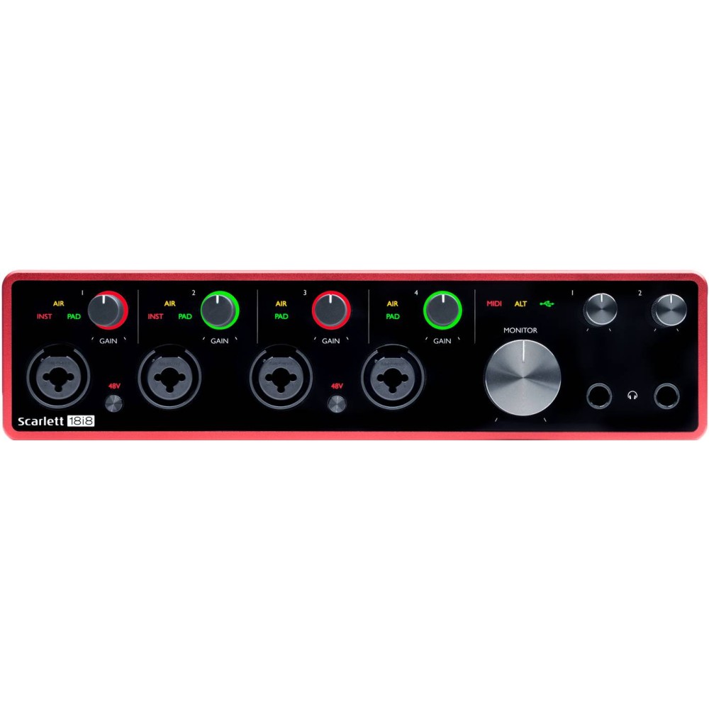 FOCUSRITE SCARLETT 18i8 3RD GEN Interfaccia audio USB C 18-in, 8-out