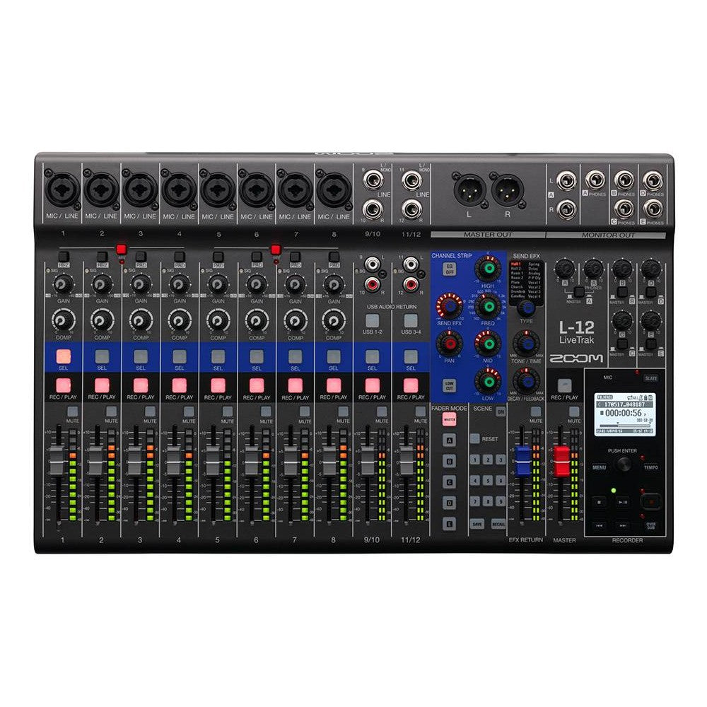 ZOOM LIVETRAK L-12 Mixer digitale a 12 canali