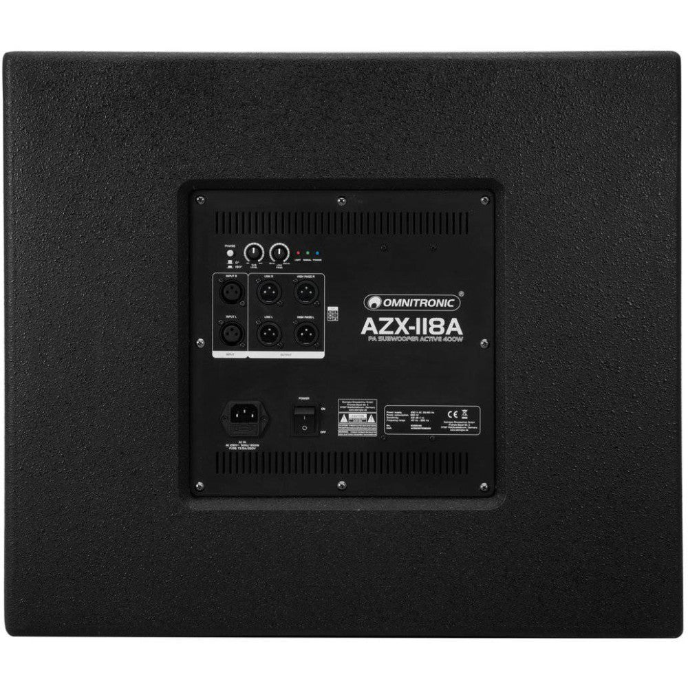 OMNITRONIC AZX-118A PA Subwoofer attivo da 18"