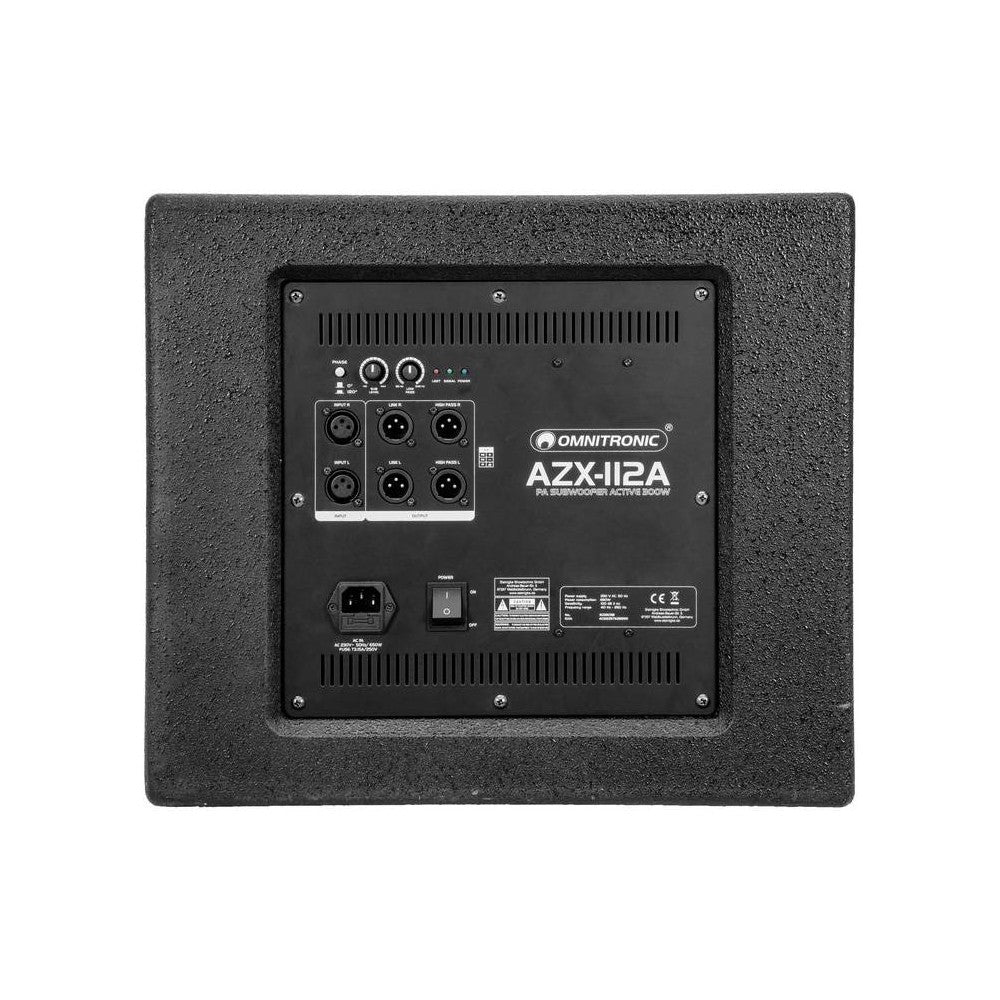 OMNITRONIC AZX-112A PA Subwoofer attivo da 12"