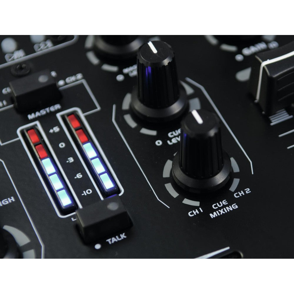 Mezclador de DJ OMNITRONIC PM-211P con reproductor