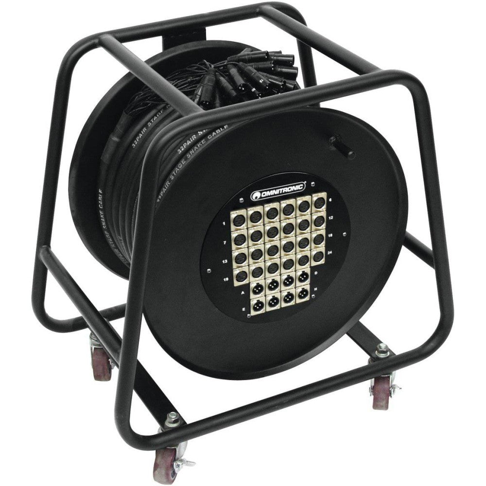 OMNITRONIC MULTICORE STAGEBOX 24/8 30m Stagebox con 24 in e 8 out