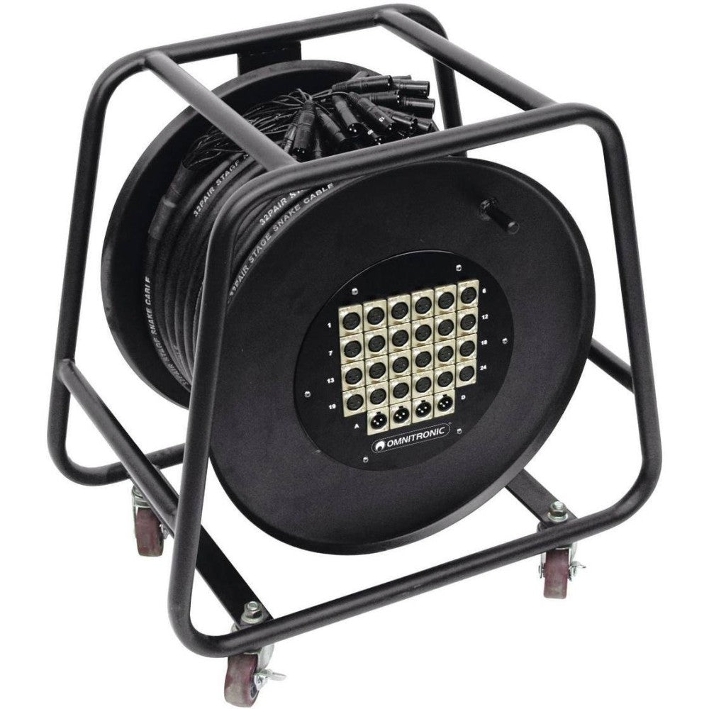 OMNITRONIC MULTICORE STAGEBOX 24/4 30m Stagebox con 24 in e 4 out