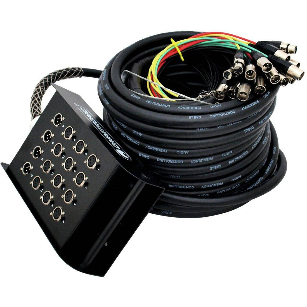 OMNITRONIC MULTICORE STAGEBOX 12/4 30m Stagebox con 12 entradas y 4 salidas