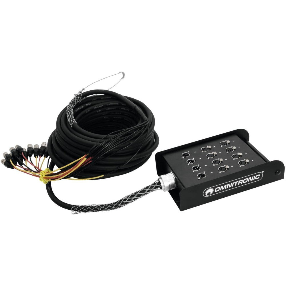 OMNITRONIC MULTICORE STAGEBOX 8/4 30m Stagebox con 8 in e 4 out