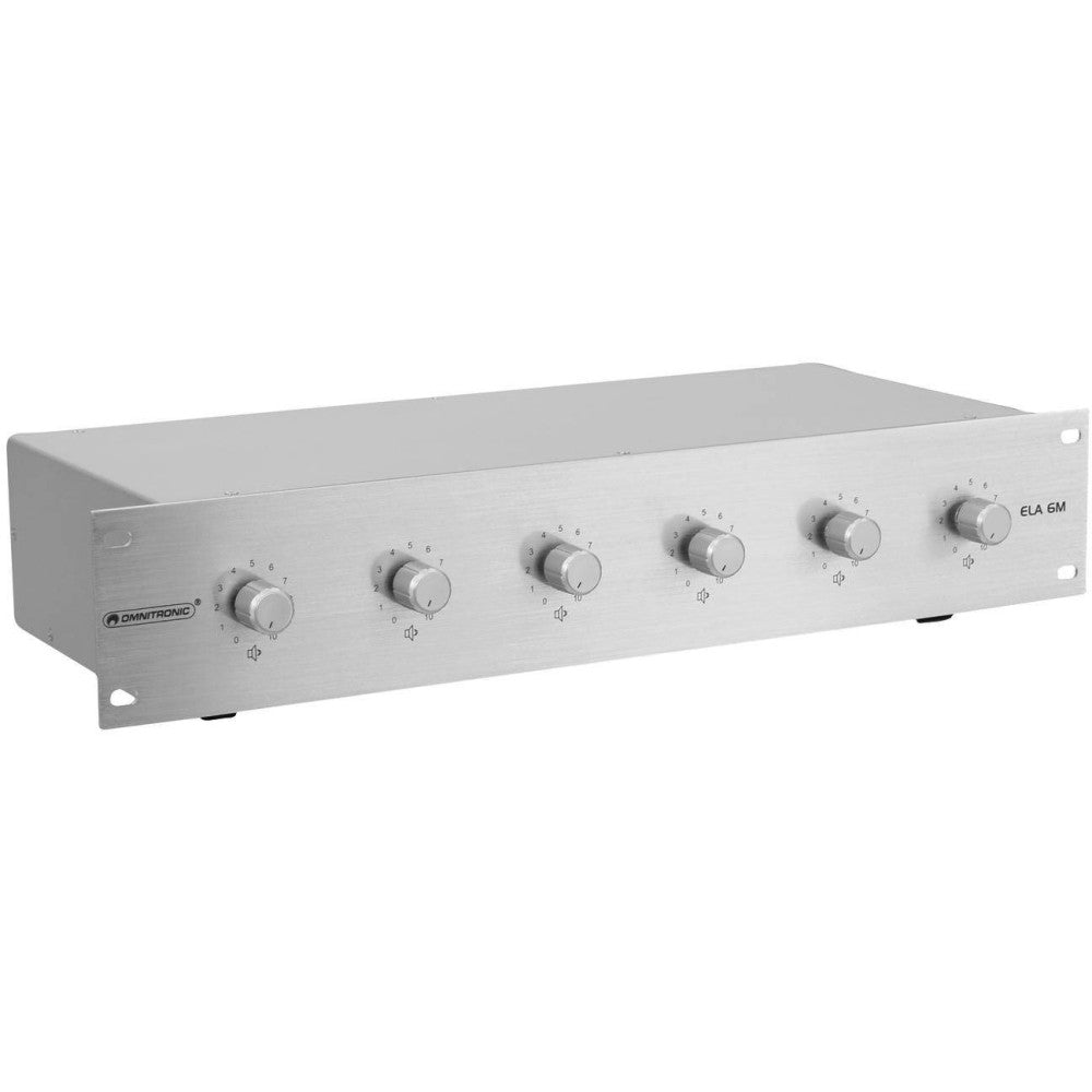 OMNITRONIC PA 10W MONO SIL Volume controller a 6 zone