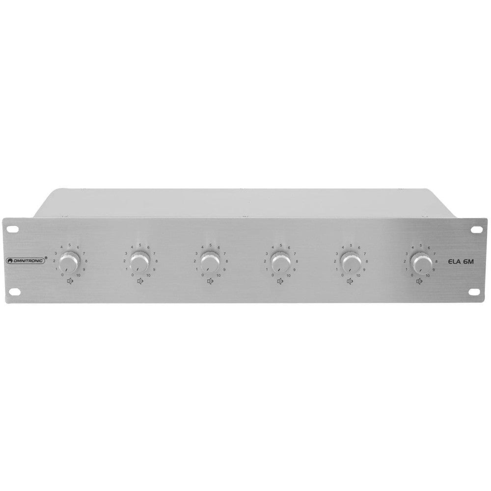 OMNITRONIC PA 10W MONO SIL Volume controller a 6 zone