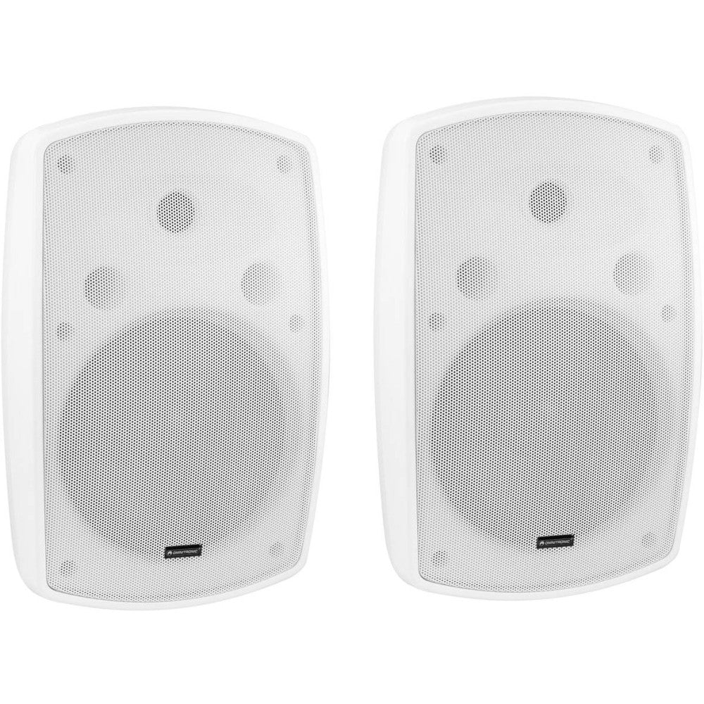 OMNITRONIC OD-8 W Coppia di diffusori a parete weatherproof