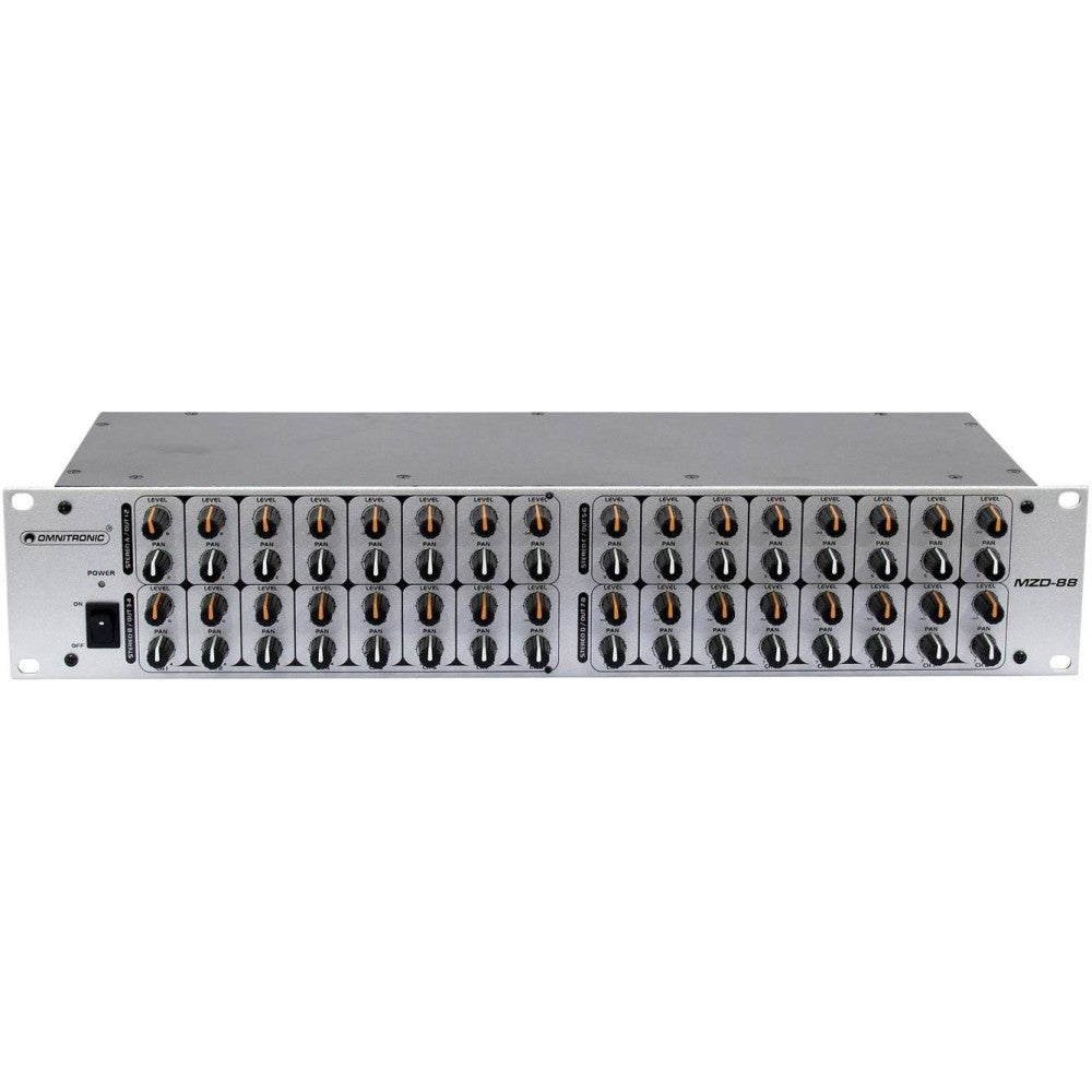 OMNITRONIC MZD-88 Mixer / matrice 8 in e 8 out a 4 zone