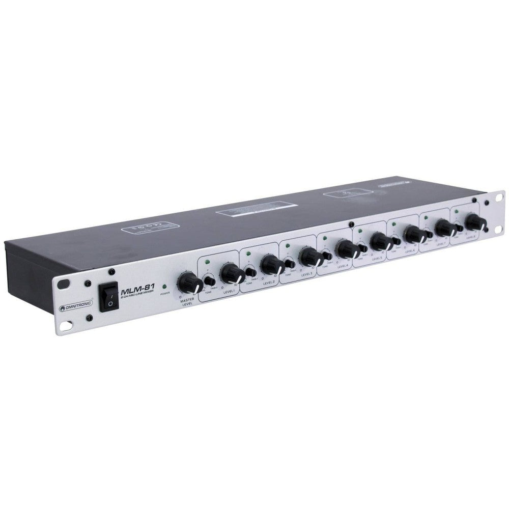 OMNITRONIC MLM-81 Mixer 8 IN 1 OUT