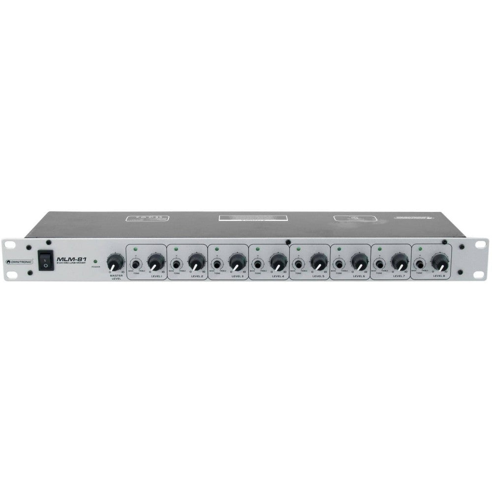 OMNITRONIC MLM-81 Mixer 8 IN 1 OUT