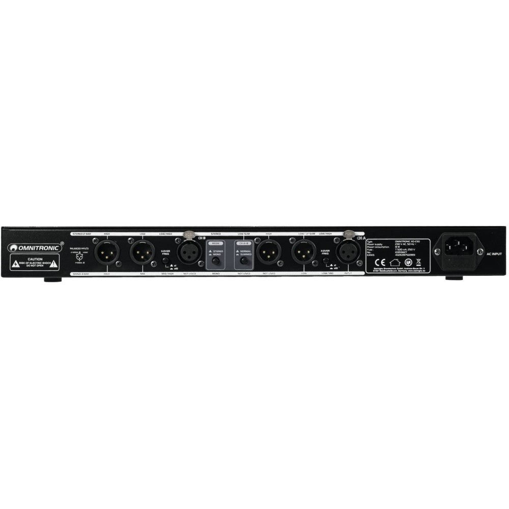 OMNITRONIC XO-230 Crossover activo