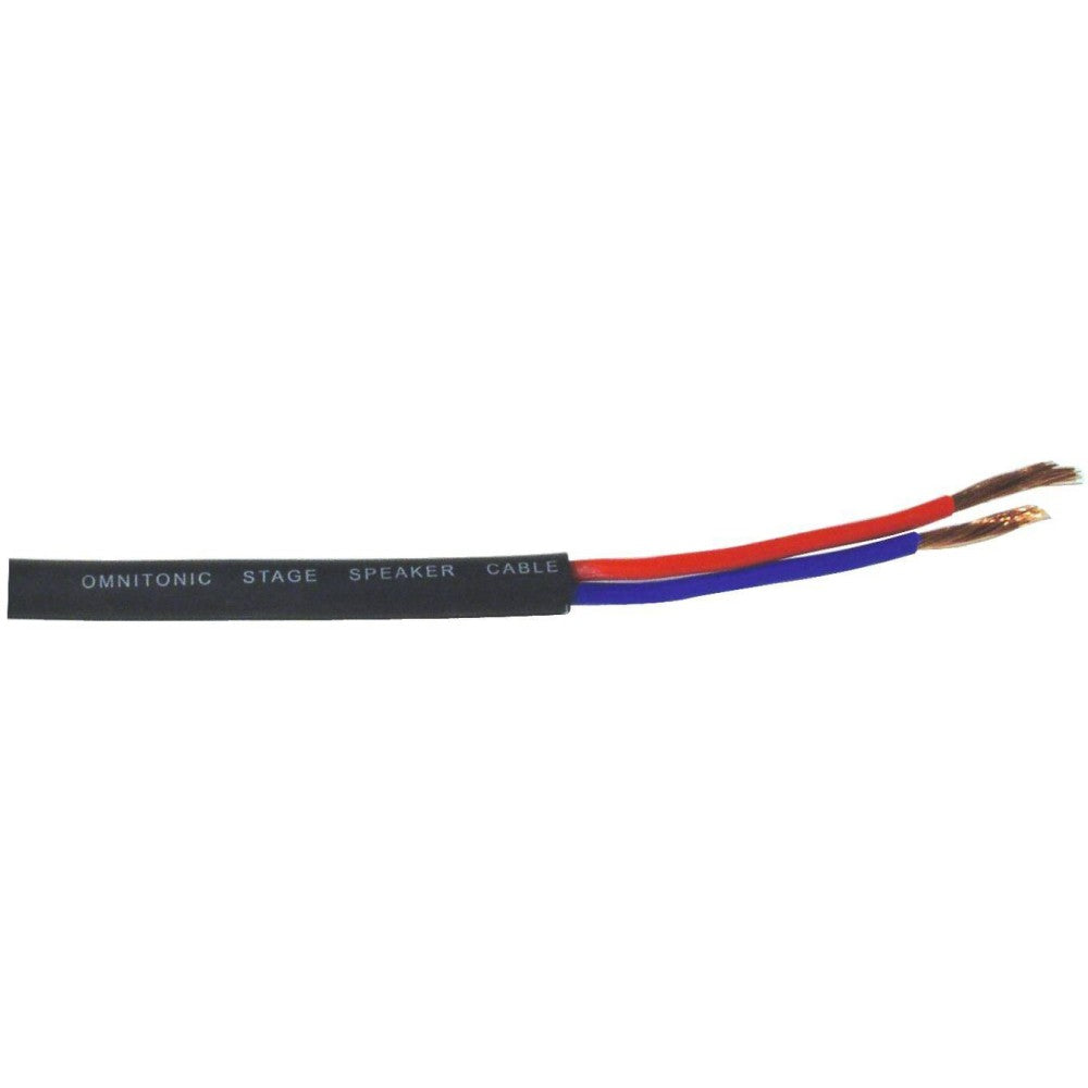 OMNITRONIC SPEAKER CABLE 2x2.5 100m BK DURABLE