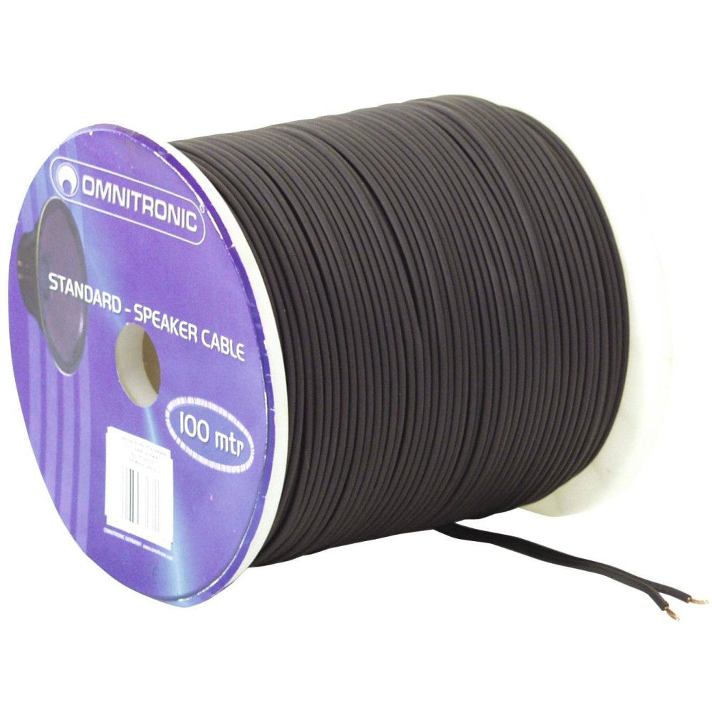 OMNITRONIC SPEAKER CABLE 2x1.5 100m BK