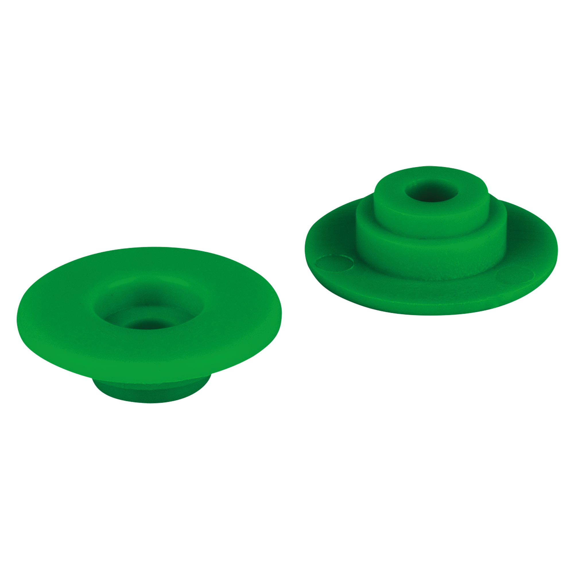 WENTEX CURTFIX® Coloured Ring for Curtain Clamp Green Set di 50 - colore verde