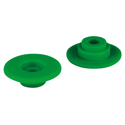 WENTEX CURTFIX® Coloured Ring for Curtain Clamp Green Set di 50 - colore verde