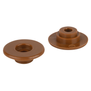 WENTEX CURTFIX® Coloured Ring for Curtain Clamp Brown Set de 50 - marrone