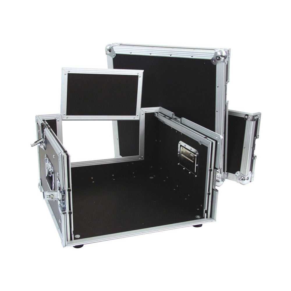 ROADINGER Flightcase Combi para mezclador de 19" y 4 unidades de rack