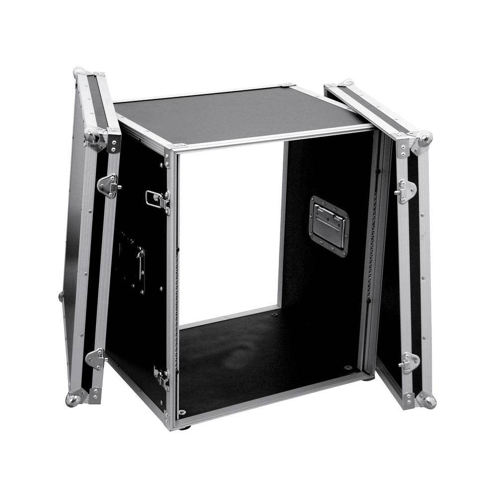 ROADINGER EFFECT RACK CO DD, 12U, 38CM DEEP, NEGRO