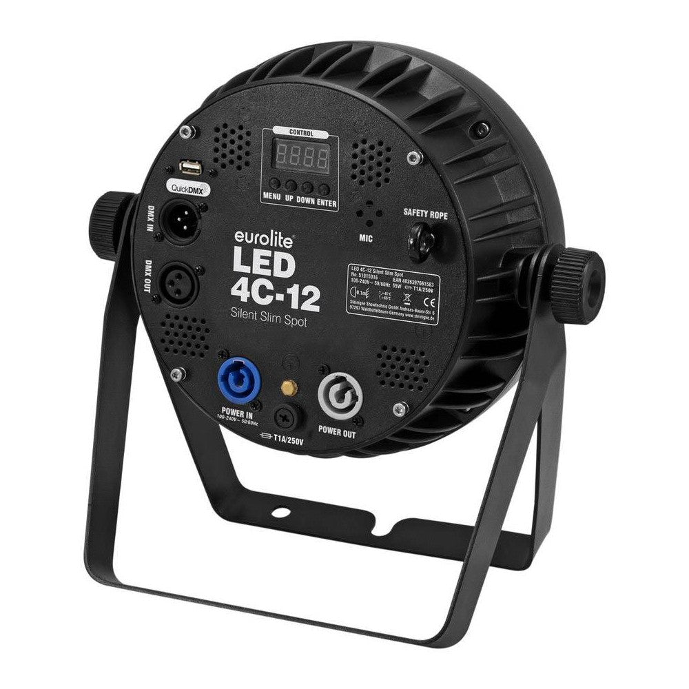 EUROLITE LED 4C-12 Foco silencioso 4 en 1 RGBW